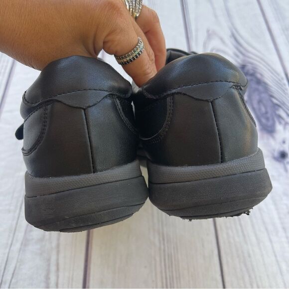 Propet Parker Black Leather Casual Comfort Shoes Mens Size 10 Strap MCA033L - Picture 4 of 9